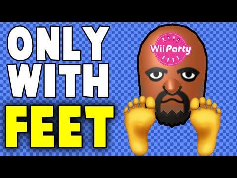 Beating Matt WITH MY FEET (Wii Party)