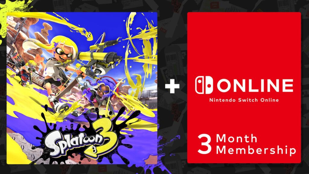 Splatoon 3 + Nintendo Switch Online Individual Membership (3 Months) Bundle - $54.38 (20% off) until 05/07/2023 in the US eShop