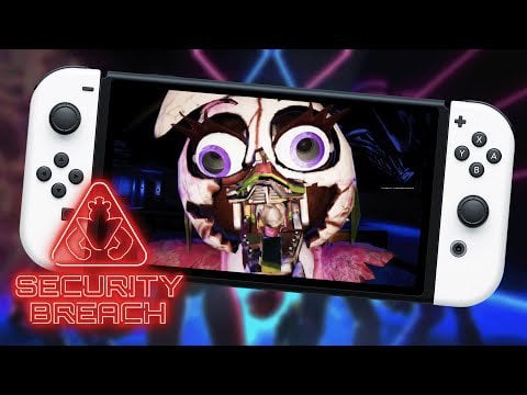 Five Night's At Freddy's Security Breach is coming to Switch! Here's Switch gameplay of it.