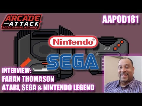 Faran Thomason worked across three of the largest video game companies of all time; Atari, SEGA and Nintendo. Faran shares some amazing stories including working on the Atari Jaguar, Mortal Kombat 3, SEGA and Nintendo and compares all in this fun interview!