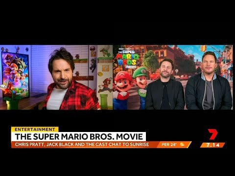 The Super Mario Bros. Movie: Seven Sunrise Interview Australia