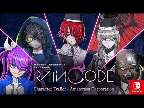 Master Detective Archives: RAIN CODE Character Trailer - Amaterasu Corporation