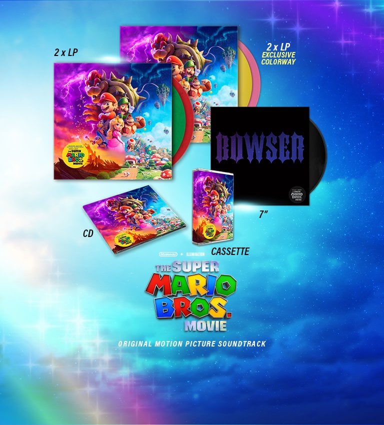 The Super Mario Bros. Movie soundtrack via iam8bit