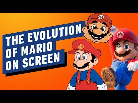 The Evolution of Mario On Screen