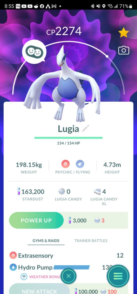 Too bad It wasn't a Shiny Shundo...Just caught it at a raid in the Mall. What would you guys rate it?