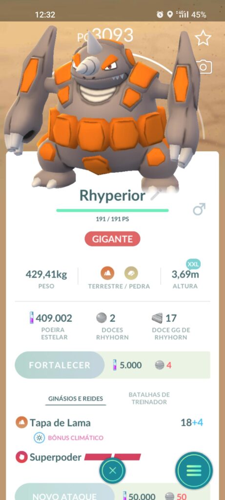XXL Rhyperior is massive