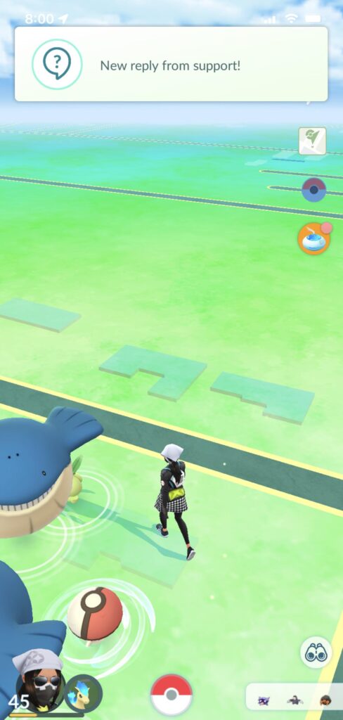 When will the new reply from support notification clear??
