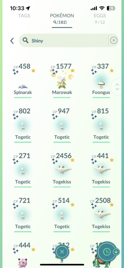 Was a good day for shiny hunting. ✨🌎