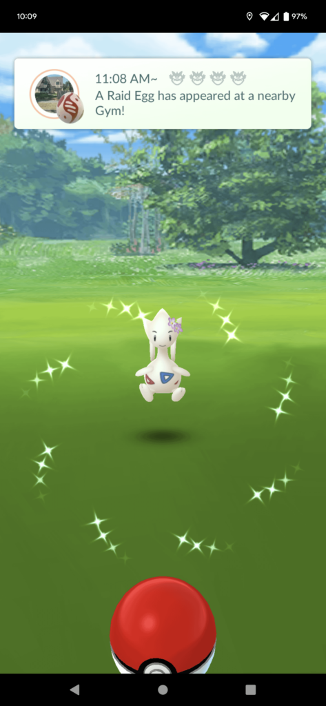 This spawned in front of my house today