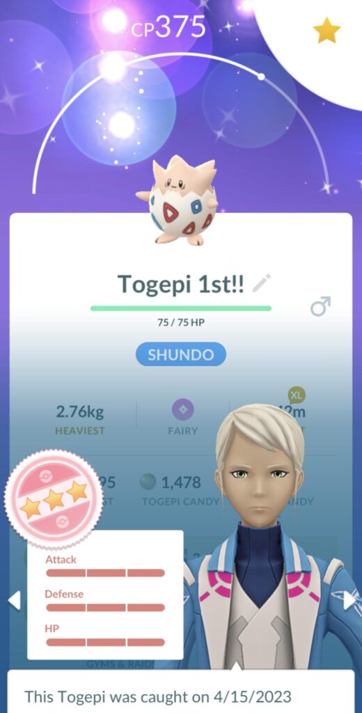 Finally!!!! After 7 years I get my 1st shiny Hatch and it’s a SHUNDO!!