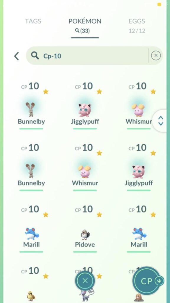 Is it worth keeping 10 cp Pokémon?