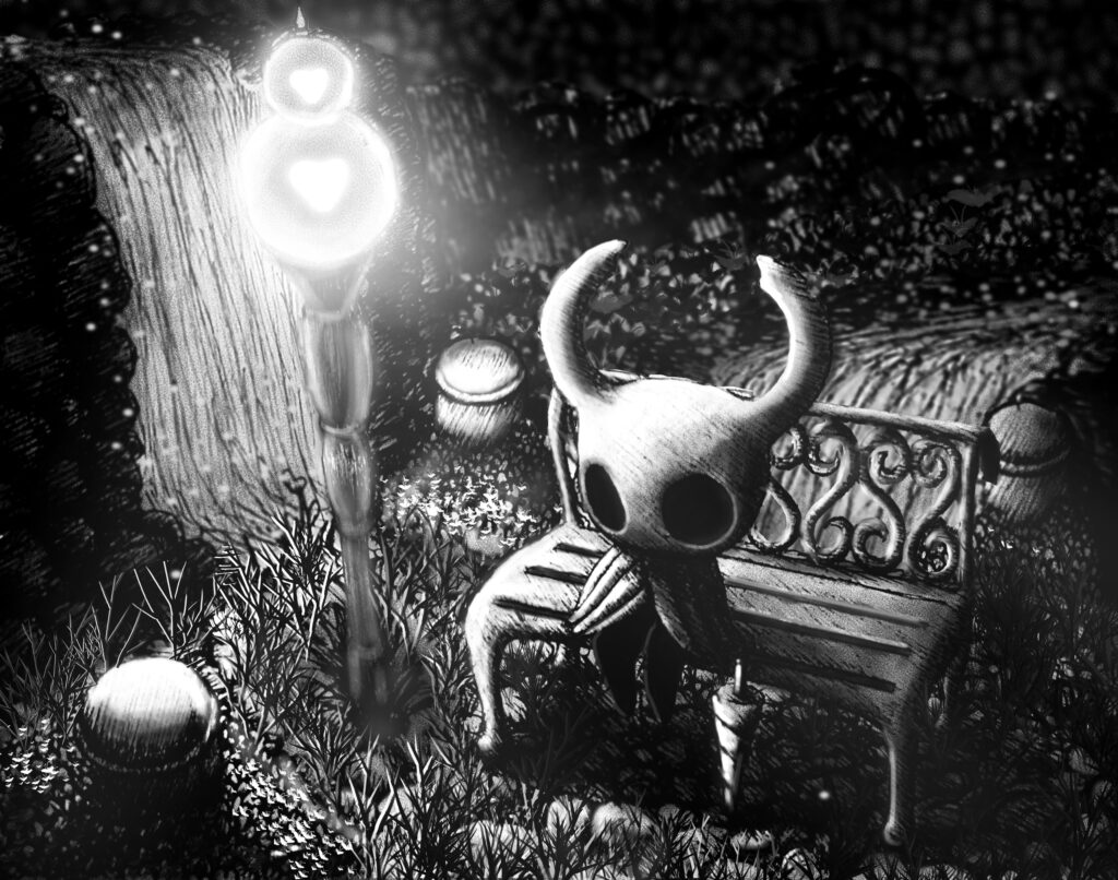 Hollow knight drawing I did