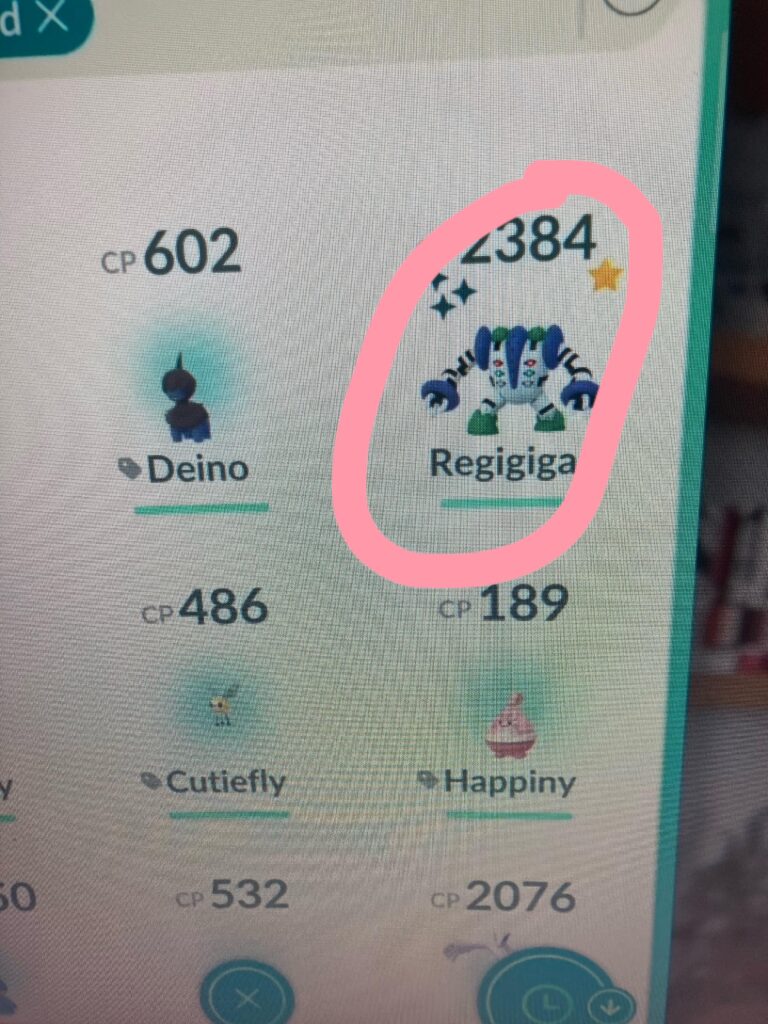 So after watching Mystic7's 100 hatch video and saw this-(sorry about the blur) How did he get a Regigigas recently!? He even has his caught based on recent and Cutiefly is legit in the shot to.
