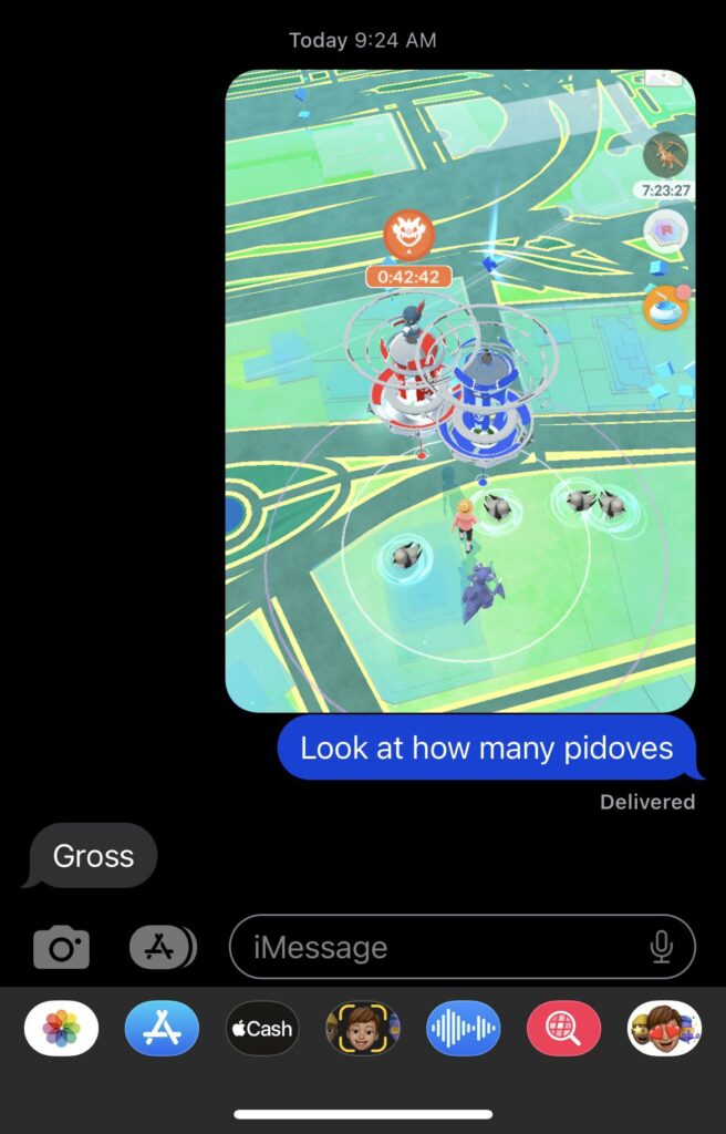 My mom is an avid pidove hater