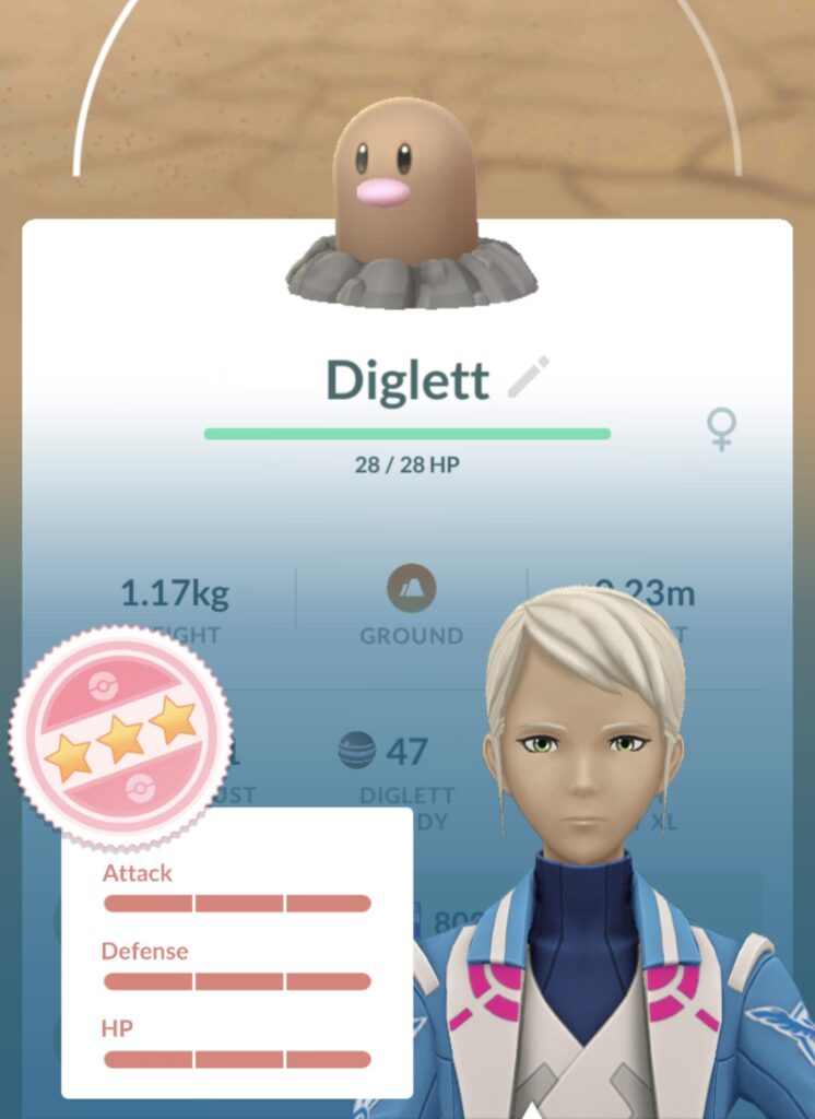 I've finally found the perfect Diglett.