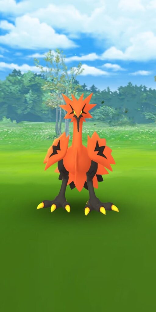 My first encounter with Zapdos went great!