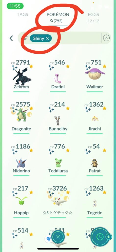 Pokemon GO Shinies
