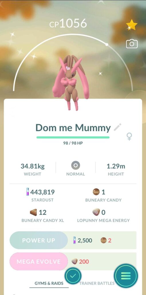 Got the event mon i wanted :D (ignore the name)