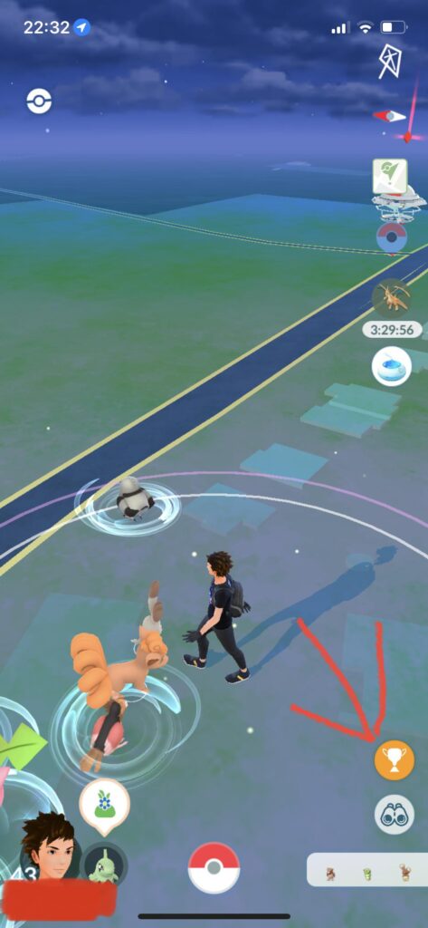 I loaded up the game with bad WiFi and this button appeared, it disappeared after about one second. Anyone know what it is?