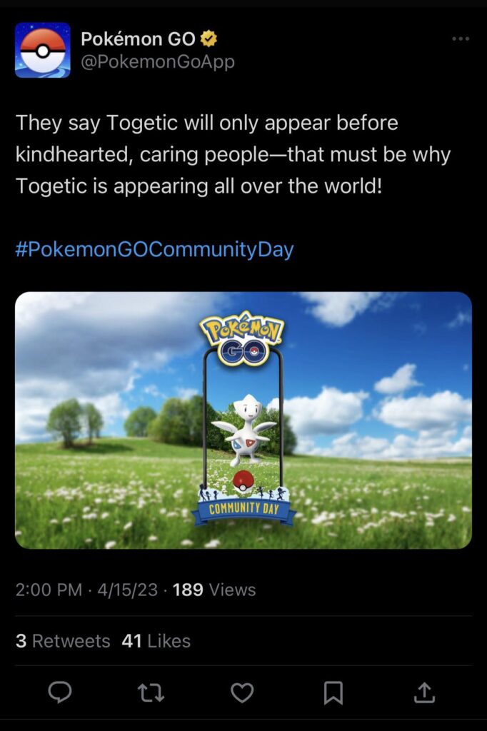 Kindhearted? well i guess the people at niantic won’t be catching any!