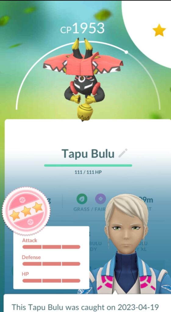 No 195 coins for you Niantic - GBL catch!