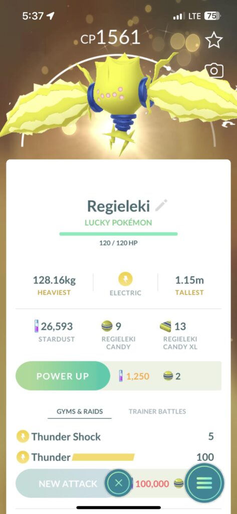 Lucky regieleki!