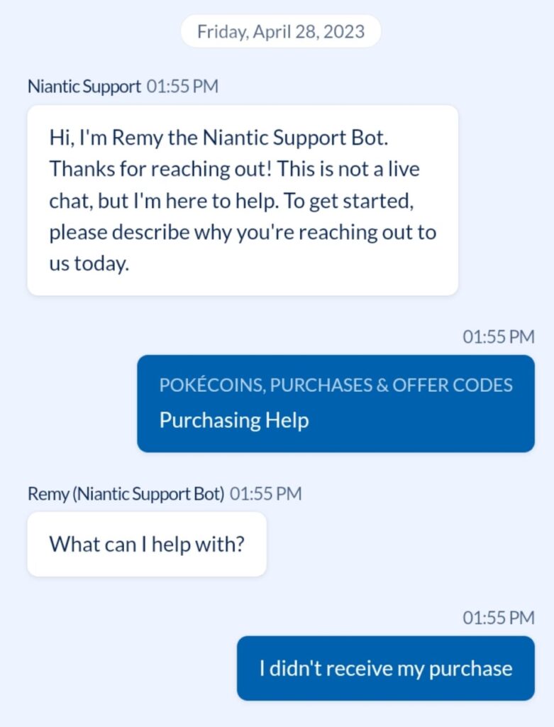 Pokemon Go Support Is Completely Incompetent
