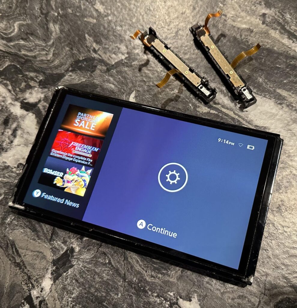 My Switch Got Ran over by an SUV… and lived (story inside)
