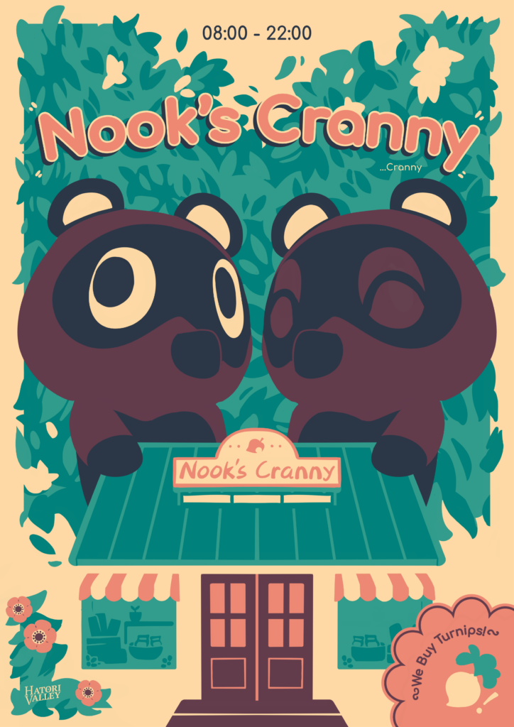 Nook's Cranny Poster 🍃🐻 by me