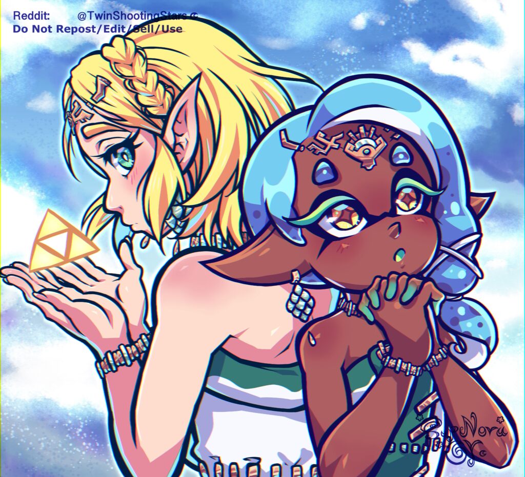 [OC] Splatoon 3 | I’m team Wisdom & drew a doodle for the current Splatfest; let’s do our best! 🙏