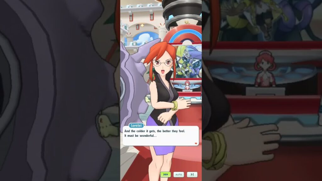 Pokemon Masters EX - Zoologist Lorelei Talking About Seel's Behavior!