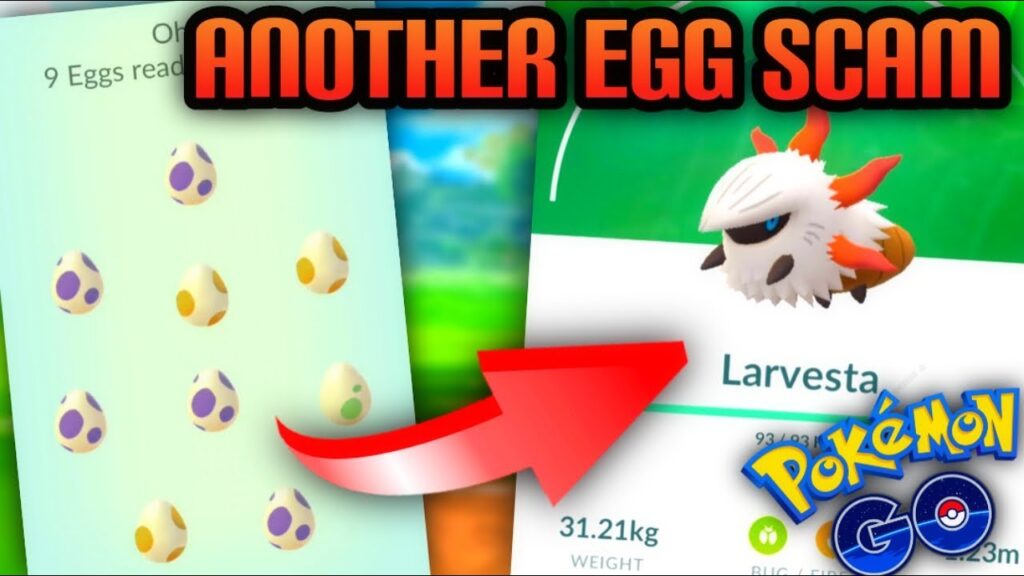 How to scam the Larvesta *SCAM* Even in Pokemon GO