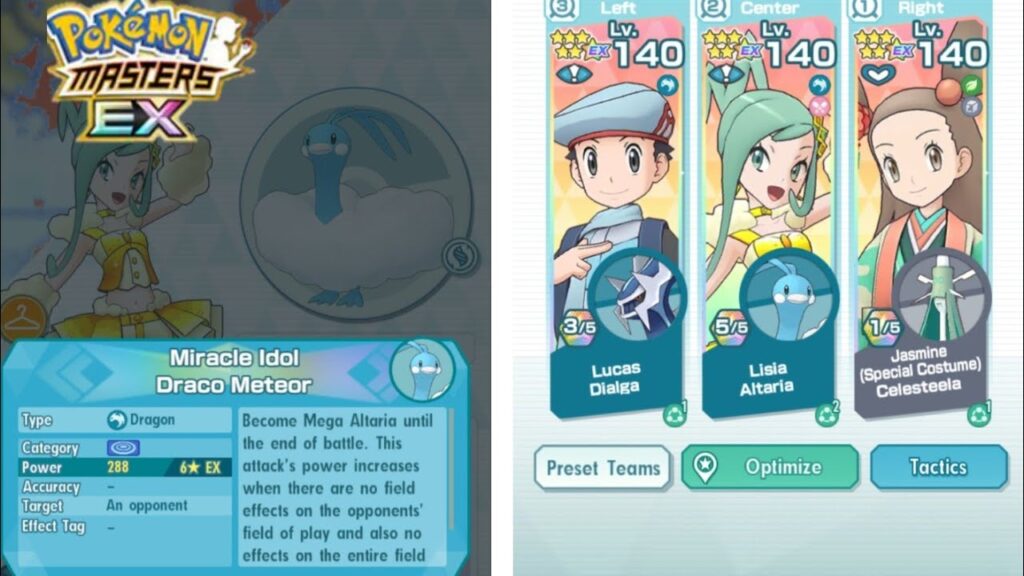 Pokemon Masters EX - Testing Out Lisia & Altaria Sync Move!