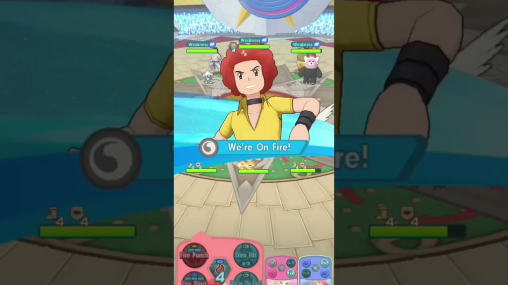 Pokemon Masters EX:// Elite four match 2nd Battle.