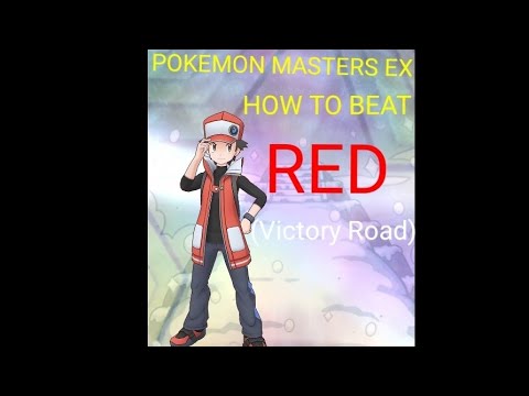 How to beat Red in pokemon masters EX: Victory Road