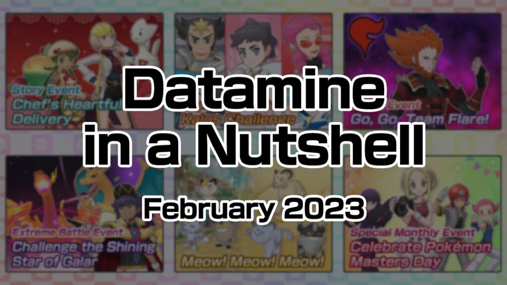 [Pokemon Masters EX] DATAMINE IN A NUTSHELL (February 2023)