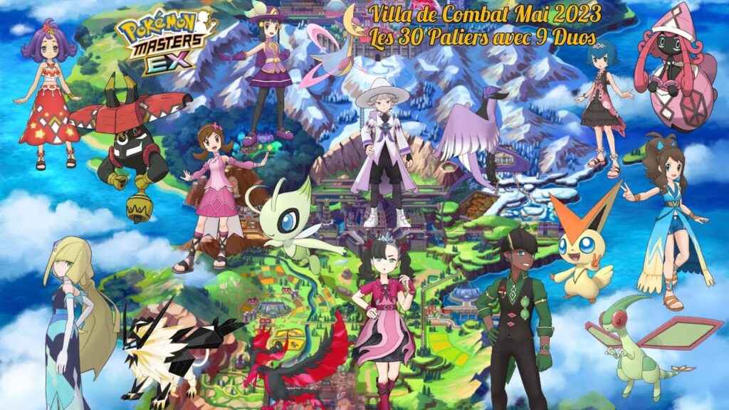 Villa de Combat entiere du mois de Mai 2023. Pokemon Masters EX FR