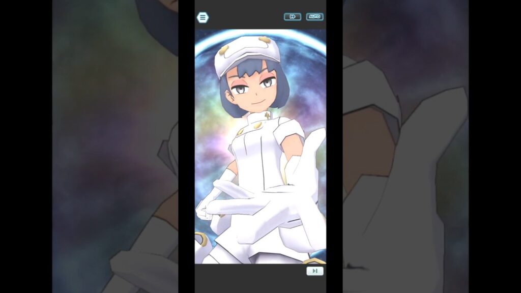 Pokemon Masters Ex - Aether Foundation grunt sync move animation (Female)
