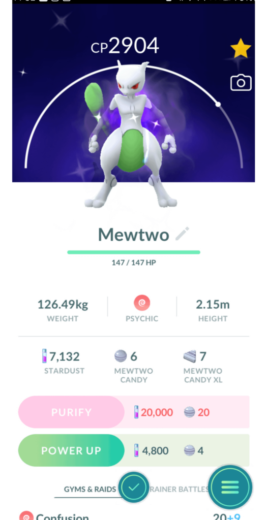 Shadow Shiny Mewtwo