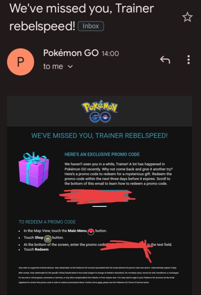 Not buying my attention Niantic, try harder.