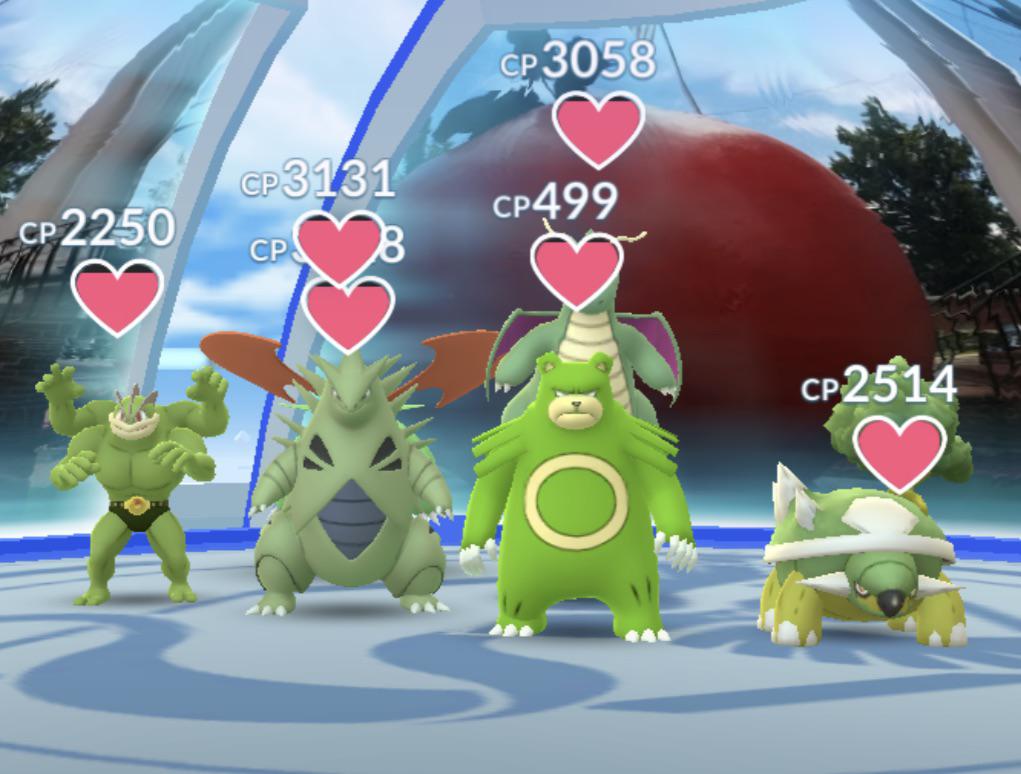 I guess tyranitar counts for this