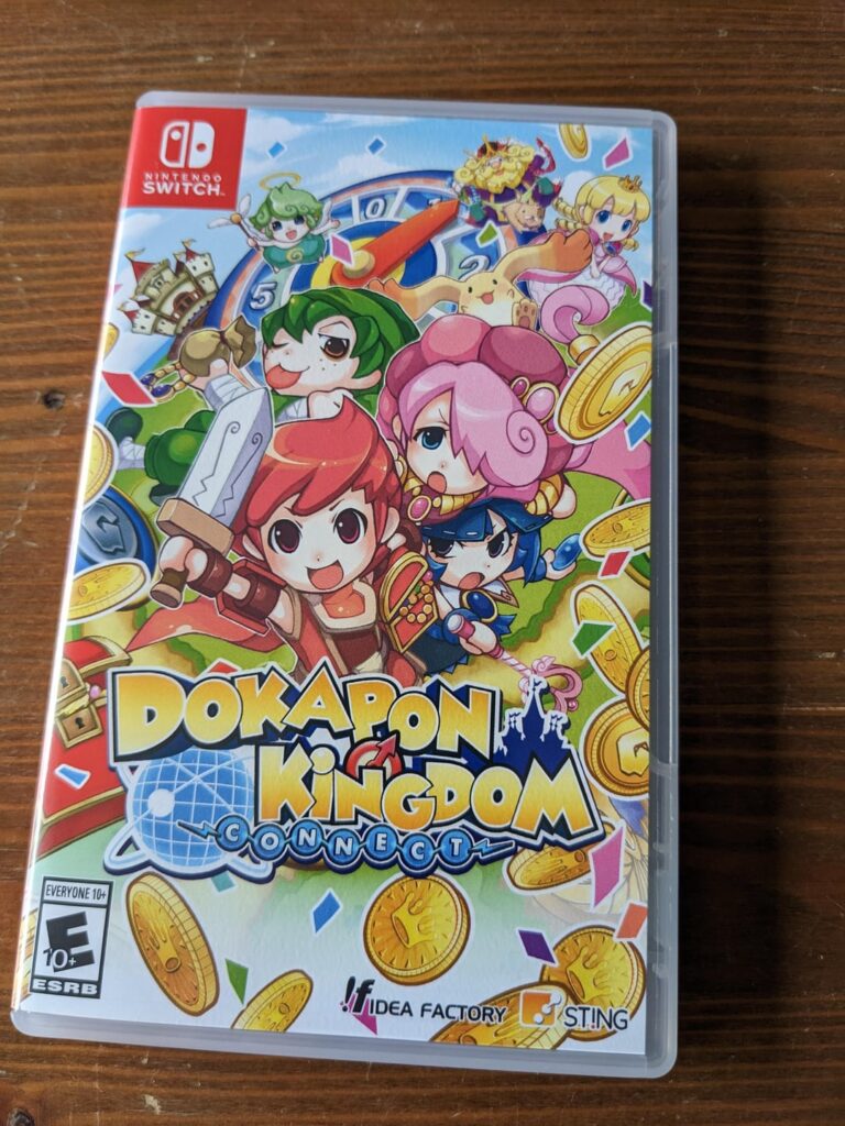 My copy of Dokapon Kingdom Connect arrived early- here's a look at the case and reversible cover art!