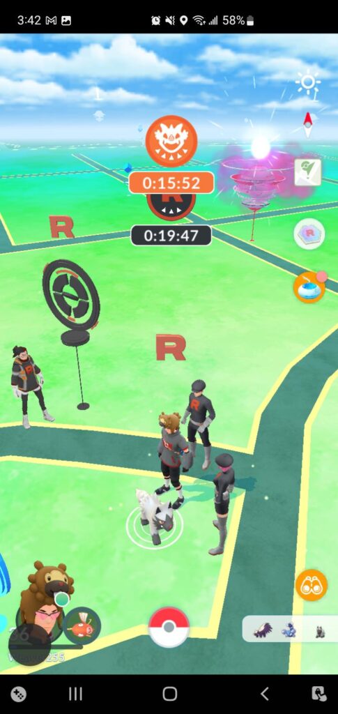 Never seen team rocket raid lol