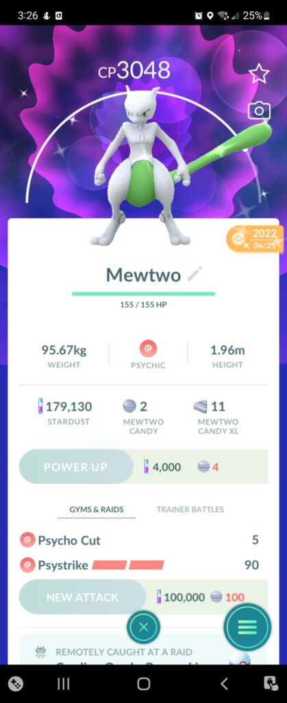 I wanted to share my shiny MewTwo!