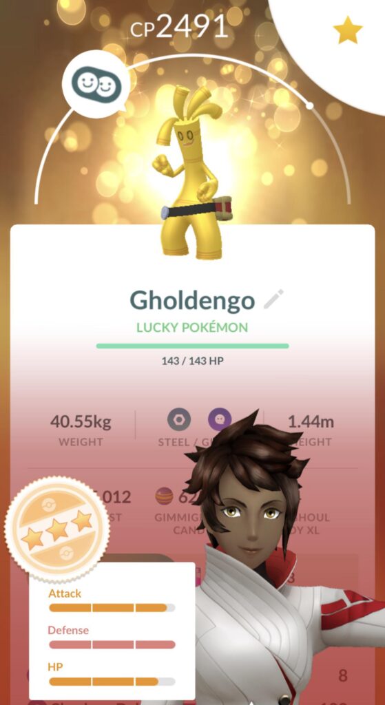 Evolved my Gholdengo