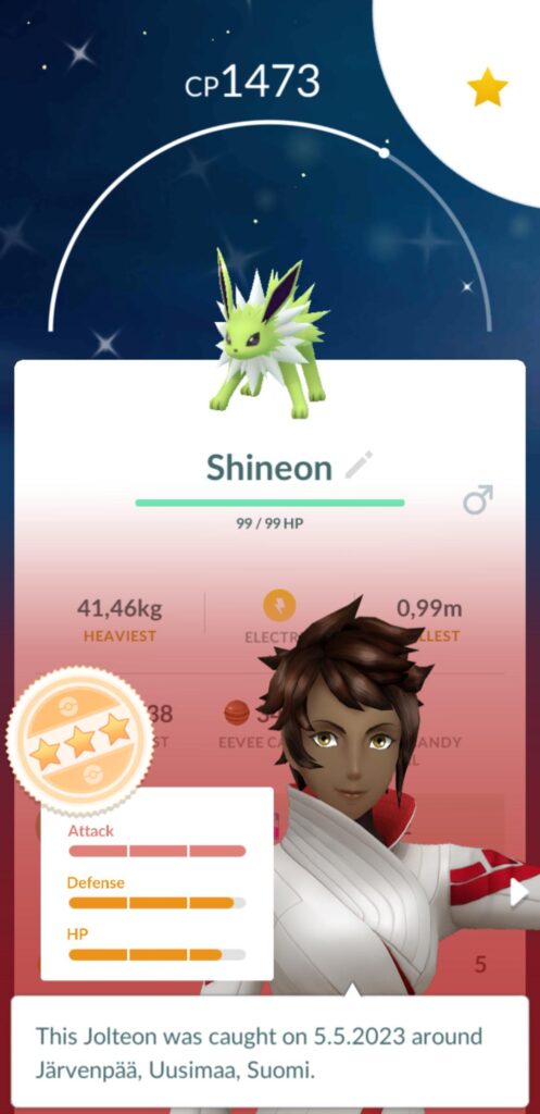 My 3rd and best shiny so far