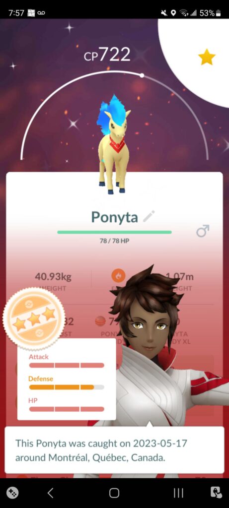 Shiny Ponyta from the special research!
