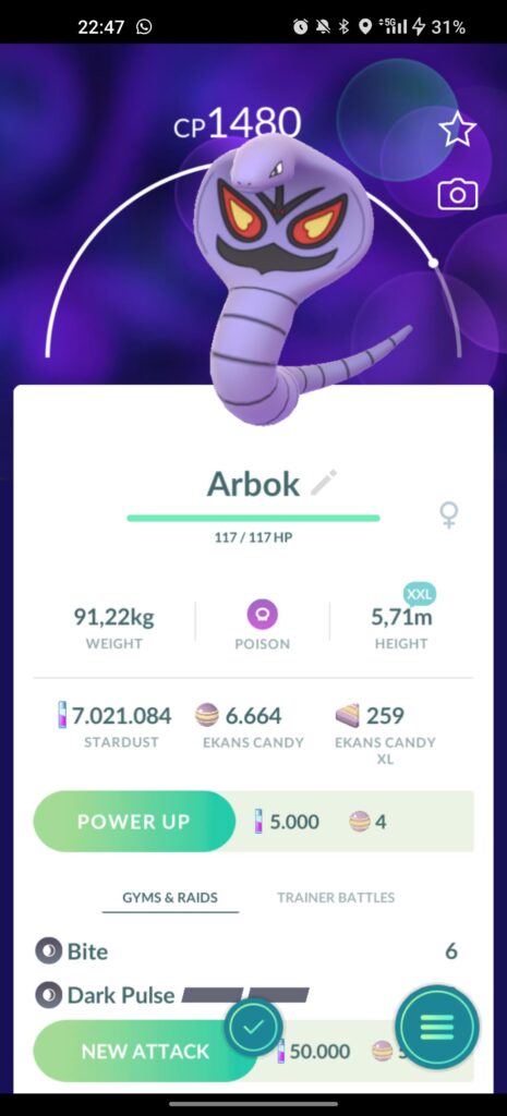 Largest Arbok in world ?!