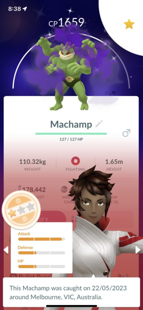 First raid was shiny machop