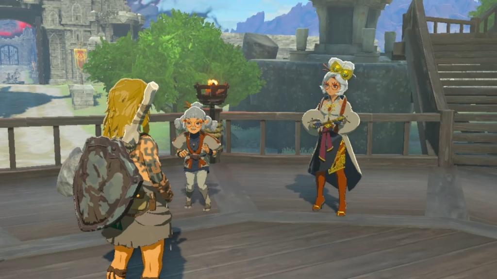 Any idea why Link’s arm appears to be sweating profusely?